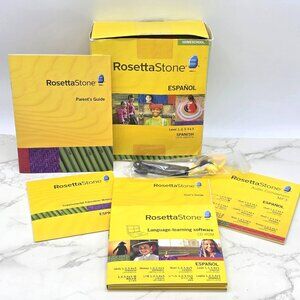 Rosetta Stone Learn Spanish Latin America Levels 1–5 Homeschool Edition COMPLETE
